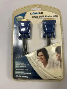 45138 C2g Svga Video Cable 6ft Cables To Go Ultima Hd15 Male/male