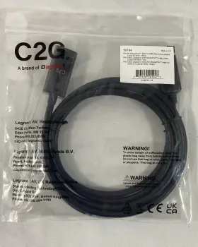 50194 C2g 6ft Displayport To Hdmi Adapter Cable - 4k Black