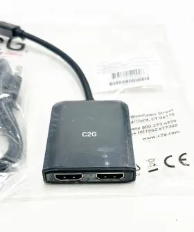 54292 C2g New Mini Display Port To Hdmi Monitor Splitter 4k 2 #2