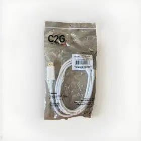54298 C2g #54298 6ft Mini Displayport M To Display Cable White