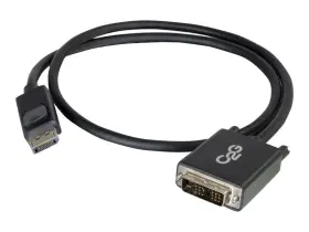 54328 C2g 3 Feet Displayport To Dvi Cable Black Male 1920x1200 Resolution