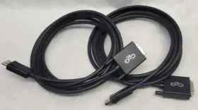 54329 C2g Lot Of 2 10 Ft Displayport Male To Single Link Dvi-d Cables Free Ship