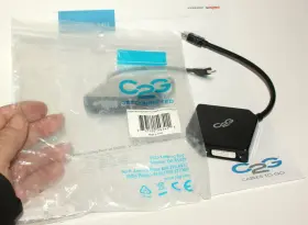 54341 C2g #54341 Mini Displayport To Hdmi Vga Or Dvi Adapter Converter New #3