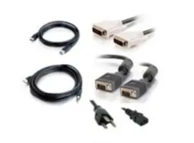 7067581 C2g 10 Feet Monitor Arm Cable Kit Includes Dvi Vga And Usb Cables - Bla