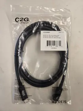 C2g 757120288879 Brand New Usb-c To 6.6ft 2m Tb4 Active 40gbps Cables Part # 28887