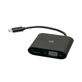 C2g29830 C2g 757120298304 Usb-c To Hdmi And Vga Mst Multiport Adapter - 4k 30hz Black