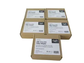 L06444-001 C2g Lot Of 5 Usb 3.0 To Dvi Video Adapter Converter - Free Shipping