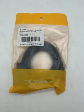 Cb0022 Cable Creation New Sealed Displayport To Vga Black Free Shipping