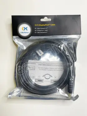 Cable Matters 081159812331 4k Displayport To - 15ft Black