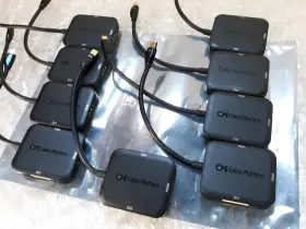 101020 Cable Matters Lot Of 9 Mini Displayport To Hdmi/dvi/vga Adapter With Dvi/vga