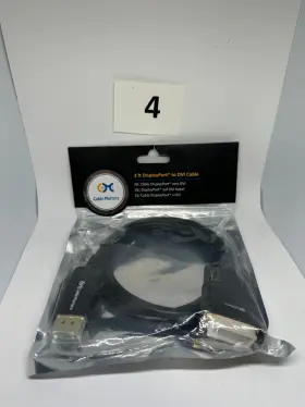 102004-3 Cable Matters New Gold Plated Displayport To Dvi 3 Feet