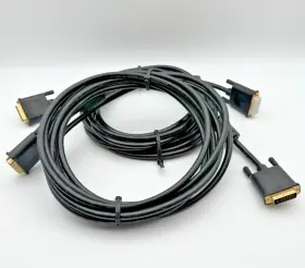 Cable Matters 105001-15 Cablematters Dvi-d Dual Link Monitor M/m 15ft Lot Of 2 1312