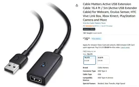 200020-5 Cable Matters 16.5ft X4 Bundle
