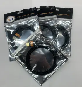 201036-blk-1.8m-us Cable Matters Lot Of 4 Sealed 6ft 1.8m Cablematters Usb-c To Displayport Gold Plated
