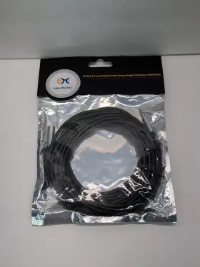 500003-blk-15 Cable Matters 15 Ft 3.5mm Male/female Stereo Audio Extension Black