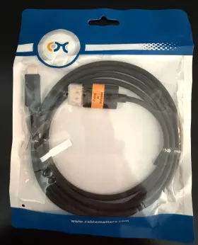 Cable Matters 682017352923 New 80gbps Displayport 2.1 Usb-c 1.8m/6ft