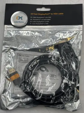Cable Matters 738435980924 10 Feet Displayport To Vga - New