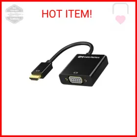 Cable Matters 738435982294 Unidirectional Hdmi To Vga Adapter Converter Black