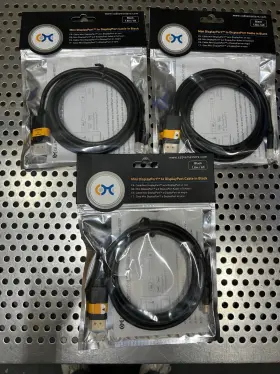 Cable Matters 738435983291 Lot Of 3 Mini Displayport To 6 Feet 101007-black-6