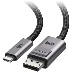B096ylrsfx Cable Matters Usb C To Displayport 1.4 6ft Supports 8k 60hz And 4k 240hz For Macbook