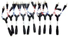 Y16150-00 Cable Lot Of 10 - Matrox Y/c S-video Split For Rtx2