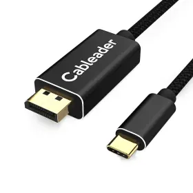 Cableader 736139302738 Usb C To Displayport Cable 4k 60hz 2k 144hz Thunderbolt 3 Dp Compatible Fo