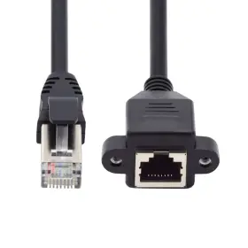 8p8c Cablecc 652065546711 Ftp Stp Utp Cat6 Male To Female 90 Degree Lan Ethernet Network Extension Ca