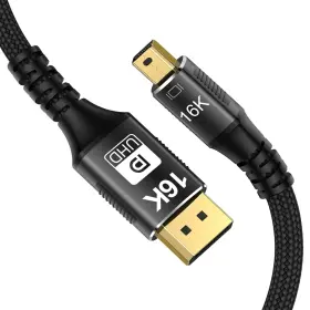 8k7680x4320 Cabledeconn 973763661723 Mini Dp To Displayport 2.0 16k Cable 1m 3.2ft 120hz 4k 240hz Disp