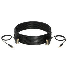 Cables Direct Online 716350701459 50ft Svga Audio Monitor Cable - Male To Vga 1080p For Pc Proje