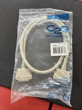 03563 Cables To Go New C2g 3.5ft Scsi-2/scsi Ii Md50 Male Cable