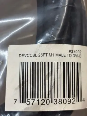 38092 Cables To Go M1 Male Dvi-d Cable 25ft