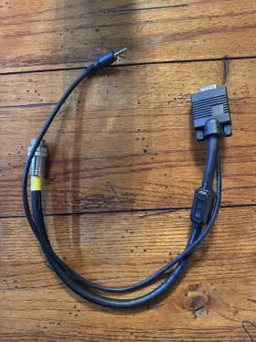 60049 Cables To Go 2 Audio Flying Lead Vga Hd15 Male 3.5mm Stereo Flyinglead C2g Rapidrun