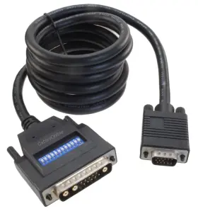 W3-606 Cablesonline.com Atlantic Computertech 6ft 13w3 Male To Svga Hd15 Sunmicro Monitor Cable With 1