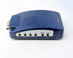 Tv-m01 Cablesonline Pc / Laptop To Your Tv Rca/s-video/ Vga Converter Adapter