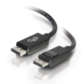 54403 Cablestogo C2g 15ft 8k Displayport Cable With Latches - M/m Black
