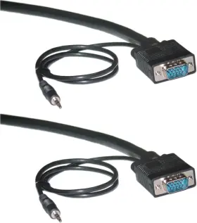 Cablewholesale 846568031809 35-feet Hd15 Male With 3.5 Stereo Male/hd15