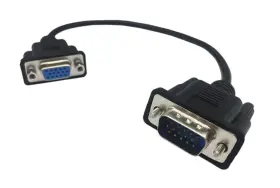 Cerrxian 601263206460 1ft Vga Svga 15 Pin Hd15 Male To Female Adapter Video Monitor Extension Cable #3