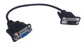 Cerrxian 601263206460 1ft Vga Svga 15 Pin Hd15 Male To Female Adapter Video Monitor Extension Cable
