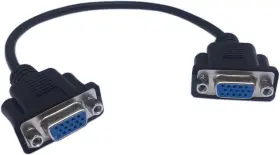 8541679972 Cerrxian 1ft Vga Svga 15 Pin Hd15 Female To Gender Changer Black