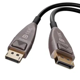 A0104 Chenlenic Displayport 16k Fiber Optic Cable 2.0 2.1 Supports 80gbps