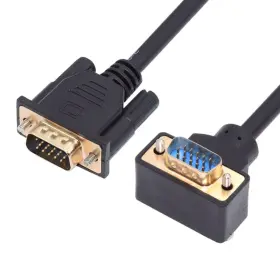 Cy-db-007-up-1.0m Chenyang Vga Cable Svga D-sub Hdb15pin Male To 90 Degree Up Angled Video Grap