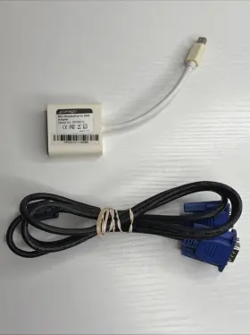 Dpn2012 Cirago New Mini Displayport To Vga Hd-15 Adapter With Cable Tested
