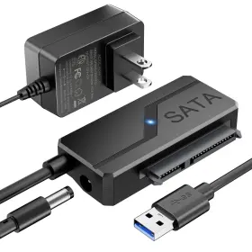 Cm41-f31 Clavoop Sata To Usb Adapter With Power 3.0 External Hard Drive C