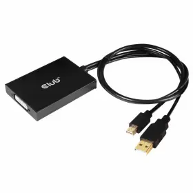 Cac-1130 Club 3d B.v Minidisplayport 1.2a To Dual Link Dvi-d Active Adapter Cac1130