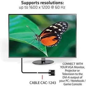 Cac-1243  Club3d Club 3d Cable Dvi To Vga 3 M #2