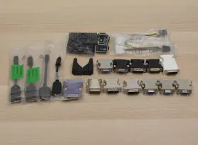 128-cf Cmple Lot Of 22x Video Adapters Female To Male Dvi Vga Mini Dp Display Port