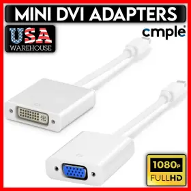 Variation-fcom-133-134 Cmple 6 Inch Mini Dvi To Vga Adapter Cable Video Converter For Macbook