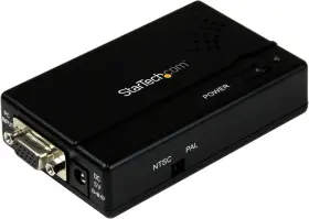 Vga2vid .com High Resolution Vga To Composite Rca Or S-video Converter - Pc Tv Vide