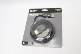 Hd1414 Commercial Electric Displayport Cable With Latches 28 Awg 6-ft #2