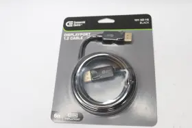 Hd1414 Commercial Electric Displayport Cable With Latches 28 Awg 6-ft